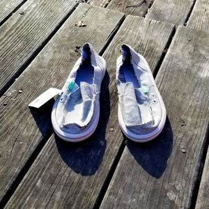 Sanuk Donna hemp yoga mat slip on shoes